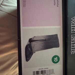 Wild Fable Gray Heeled Boots